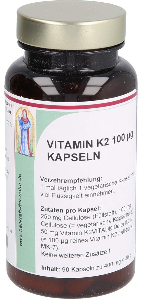 Reinhildis-Apotheke Vitamin K2 100 μg Kapseln, 90 St. Kapseln