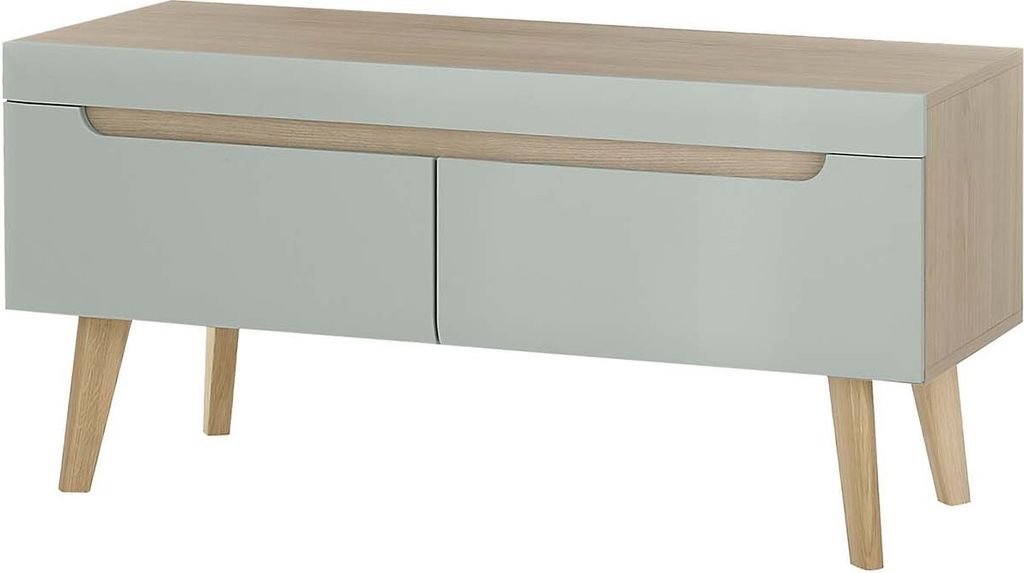 Lowboard Svante - Scandi Oak / Pistaccio Matt