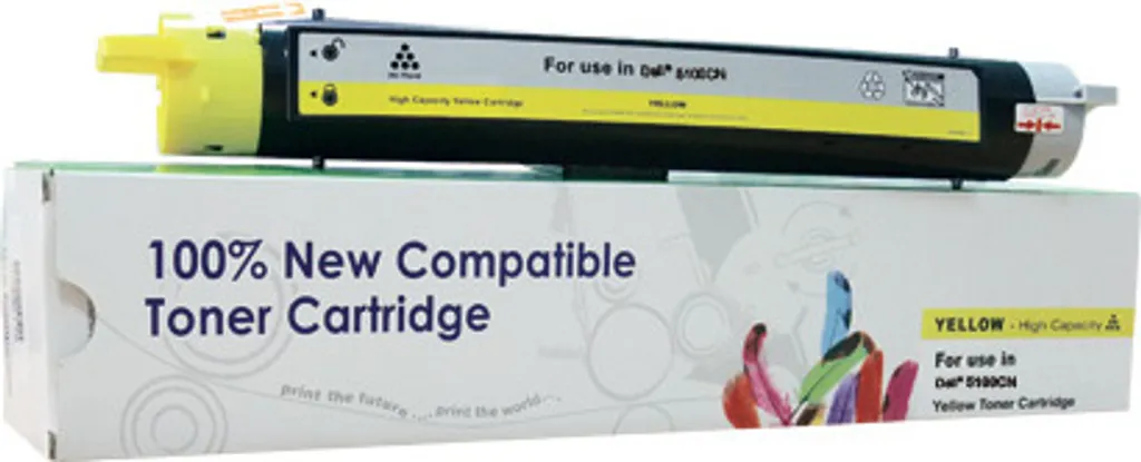 Évitez les pannes : Toner Jaune Dell 5100 compatible 593-10053 stable
