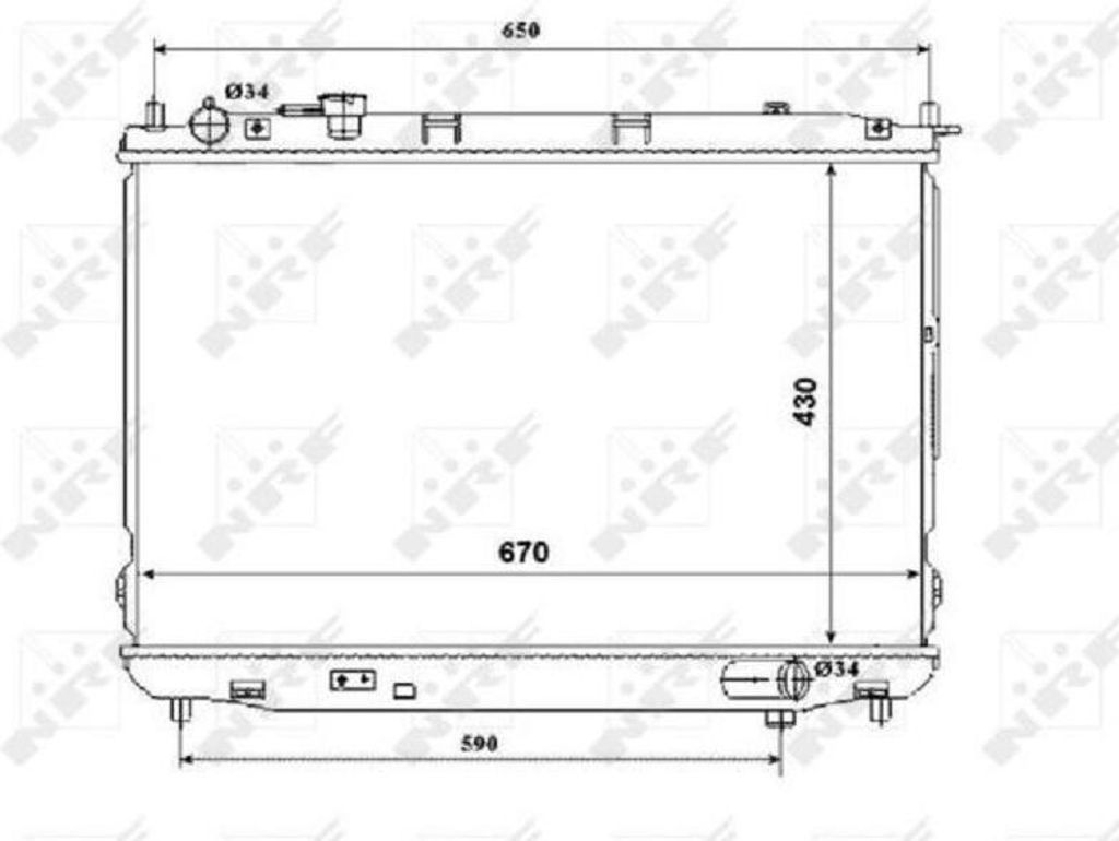 Kühler, Motorkühlung NRF 53847