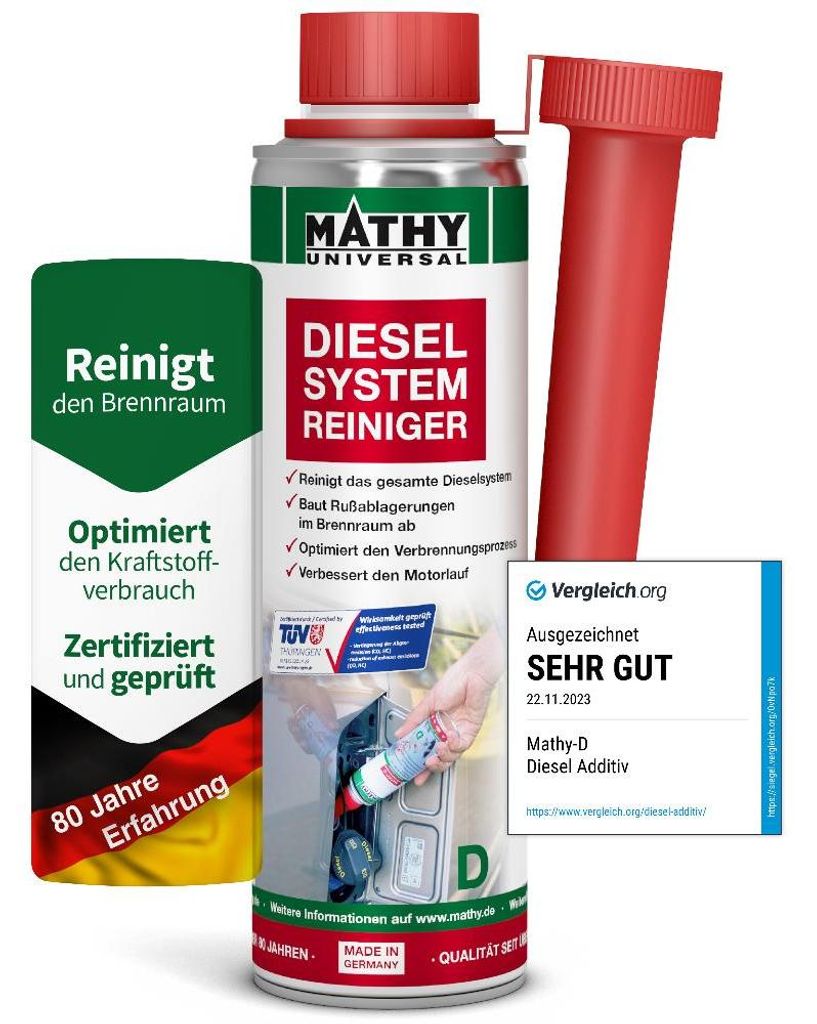 MATHY-D Diesel-Systemreiniger 250 ml - Diesel-Additiv für Produktbild 