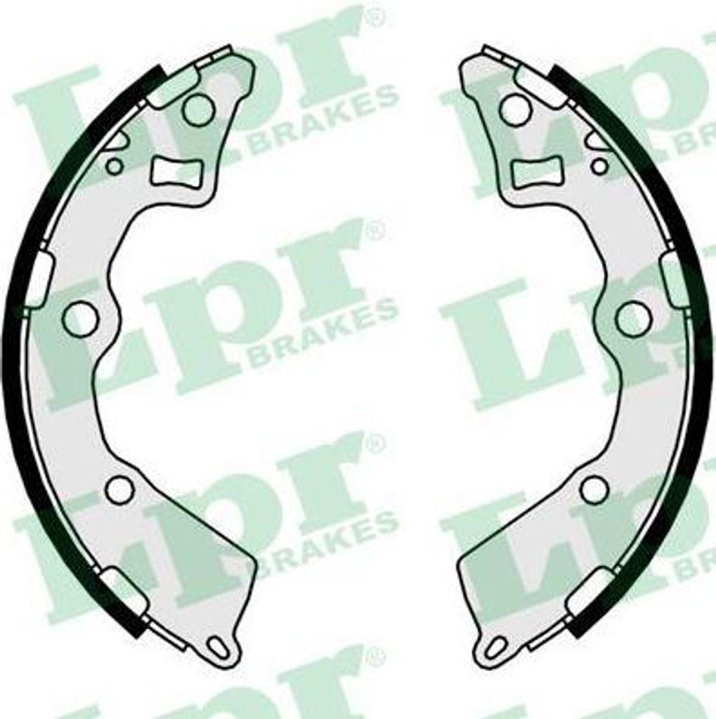 LPR 09830 Bremsbackensatz OE 5836007000 kompatibel mit Picanto
