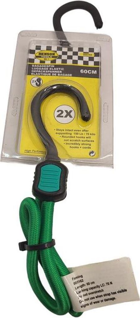 Spanngummi Gepäckgummi Expander Spannseil mit Haken Elastisch Fahrrad 60 cm