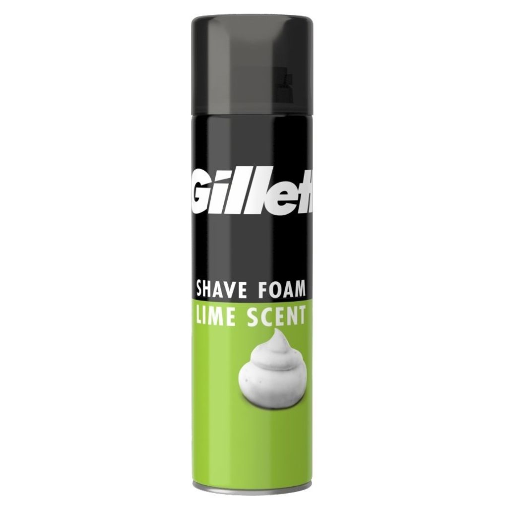 Gillette Classic mousse à raser parfumée au citron 200ml Image du produit 