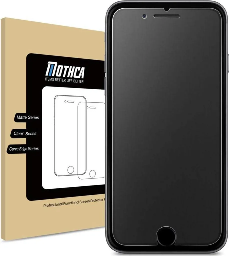 Protection Écran iPhone SE Mate 9H Mothca Anti-Traces de Doigts Durable