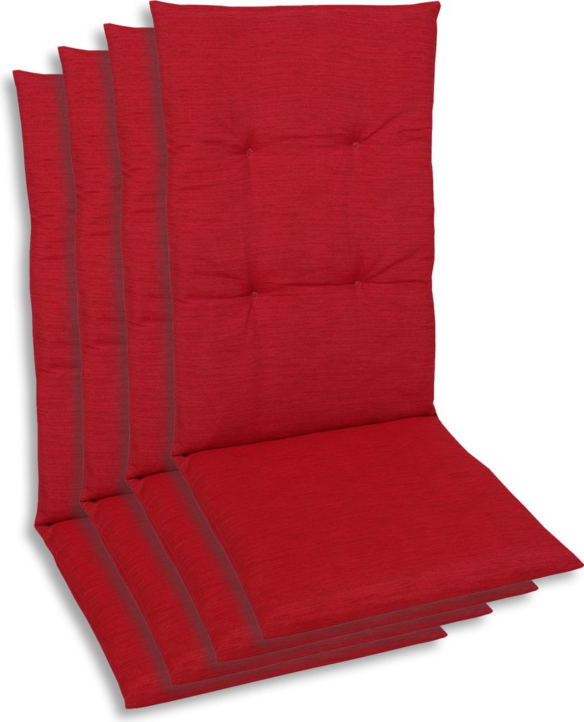 GO-DE Textil, Sesselauflage Mittellehner, 4er Set, Farbe: Produktbild 
