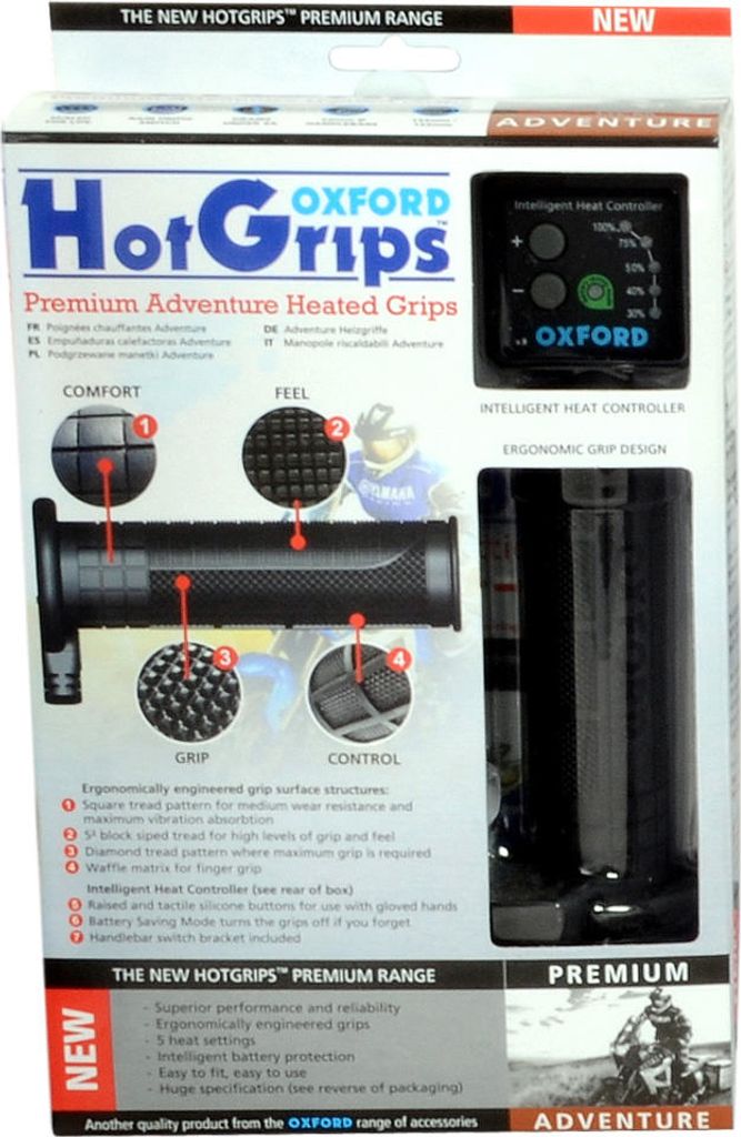 OXFORD OF690 Heizgriffe Motorrad Lenker Griffheizung Produktbild 
