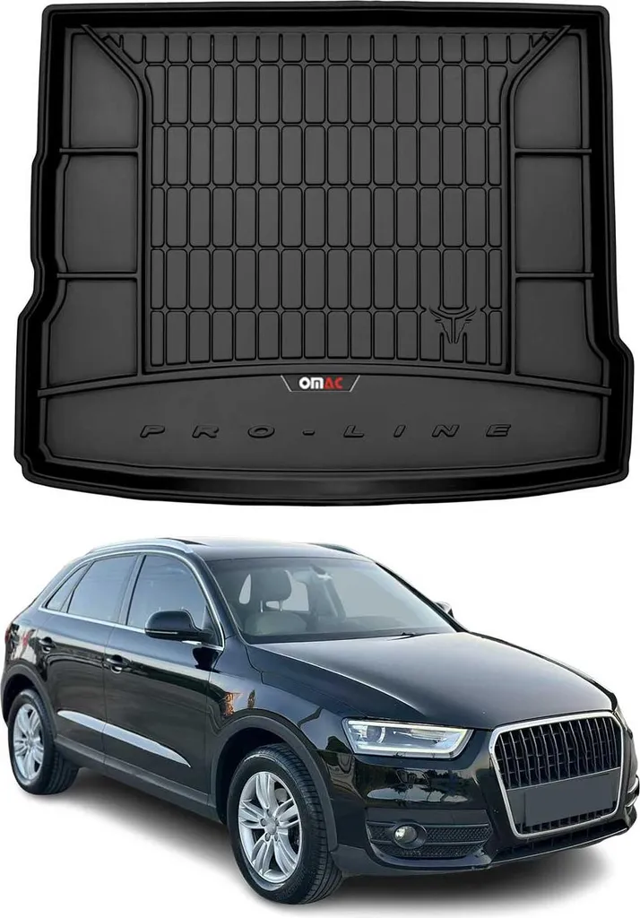 OMAC Vasca Baule Gomma TPE per Audi Q3 8U 2011-2018 - Protezione Su Misura