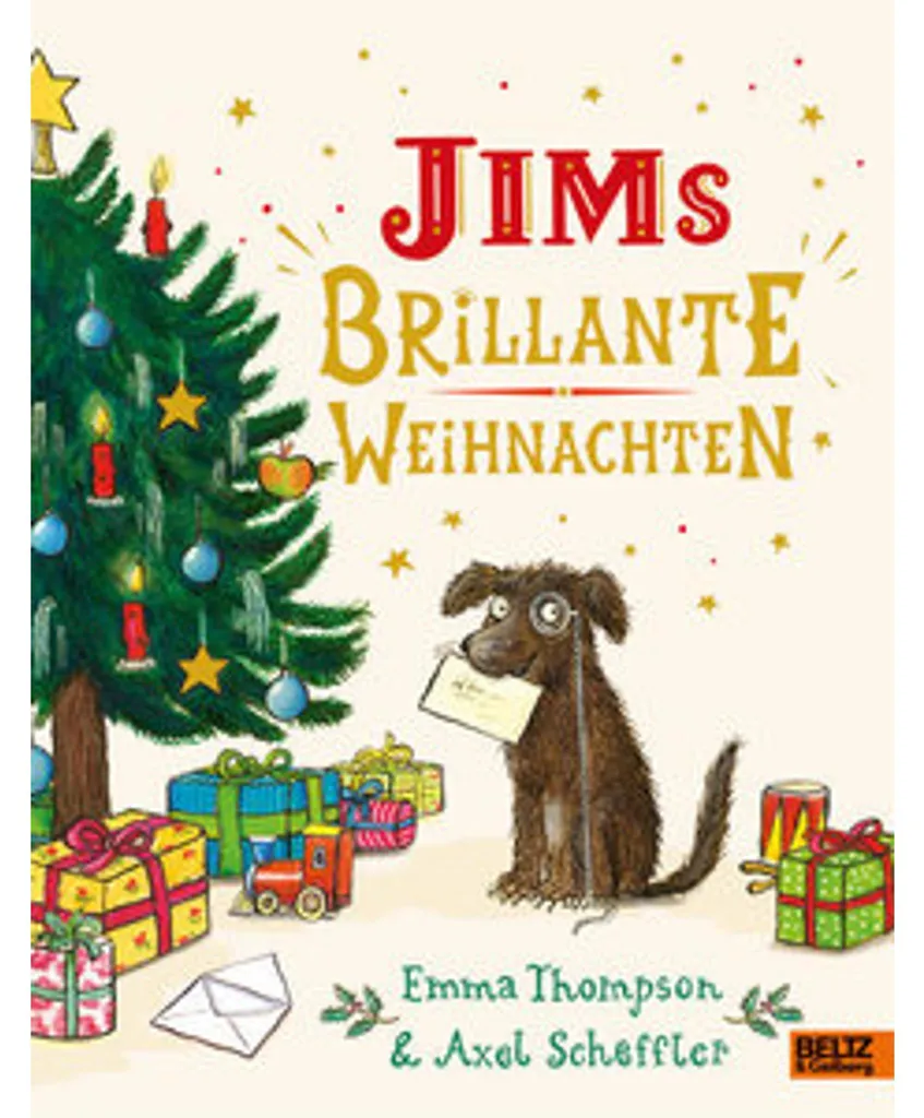 Album jeunesse Jims brillante Weihnachten avec effets scintillants