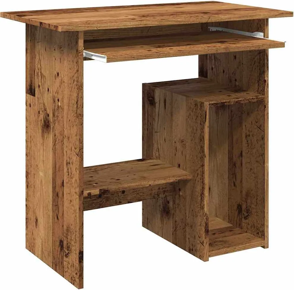 SYFAX™ Scrivania Professionale Compatta 80x45 Legno Multistrato