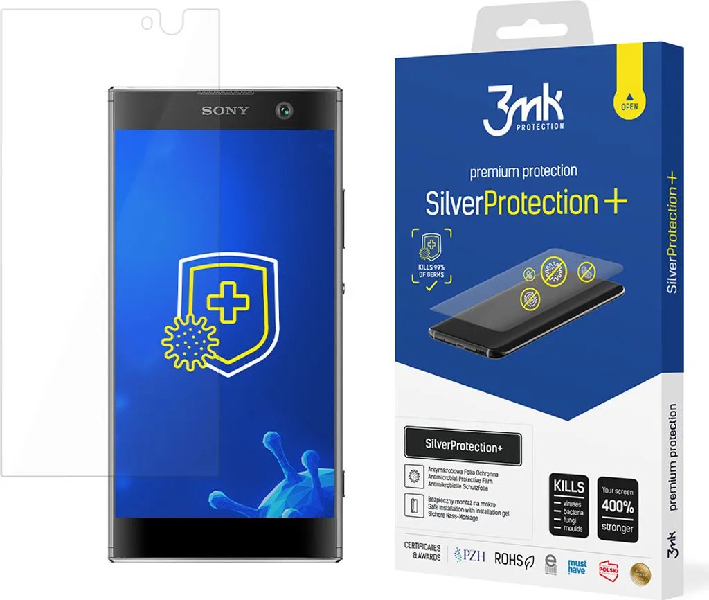 Pellicola 3mk SilverProtection+ Sony Xperia XA2: Protezione 400% e Self-Heal