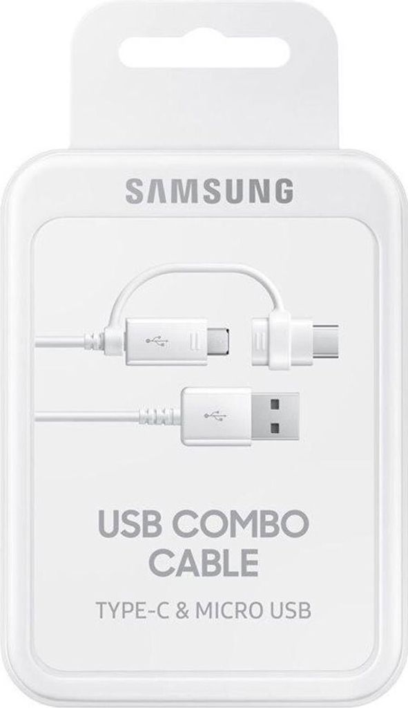 Samsung Datenkabel Micro-USB zu USB-A inkl USB-C Adapter Produktbild 3