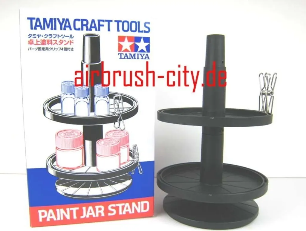 Plateau tournant et station de peinture Tamiya pour modèles réduits