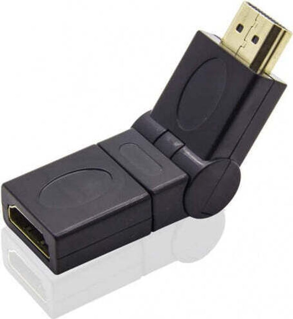 System-S HDMI Stecker auf HDMI Buchse 4K 180° Winkelstecker