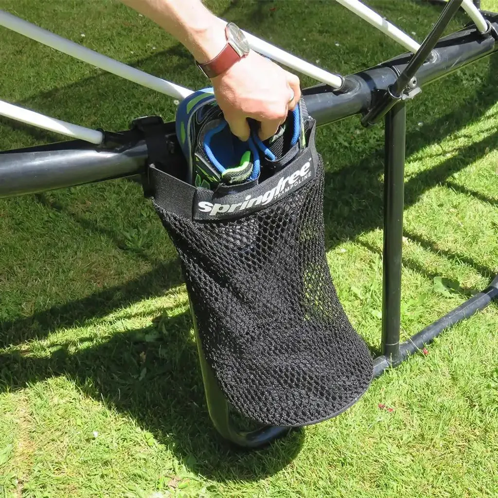 Poche de rangement robuste et résistante pour trampoline Springfree