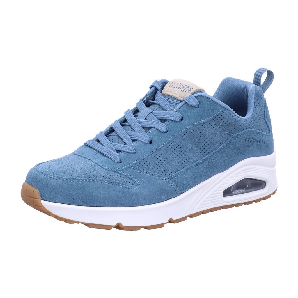 Skechers Uno Sneakers Laag - Licht blauw - Maat 39