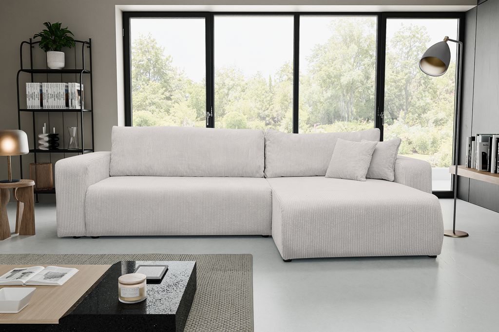 VENASI LUNA XL Ecksofa mit Schlaffunktion und Bettkasten Produktbild 2