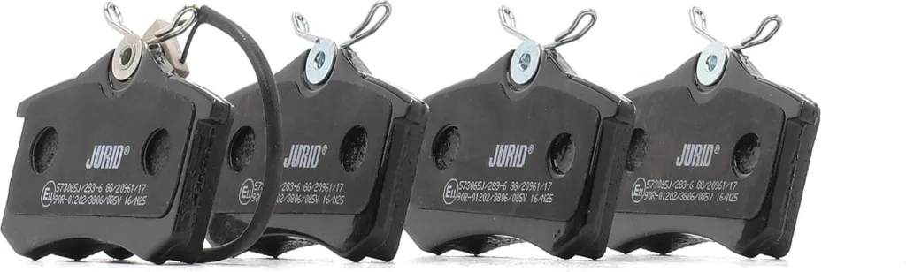 Jeu de plaquettes de frein arrière pour VW SHARAN, Gamme JURID 573065J