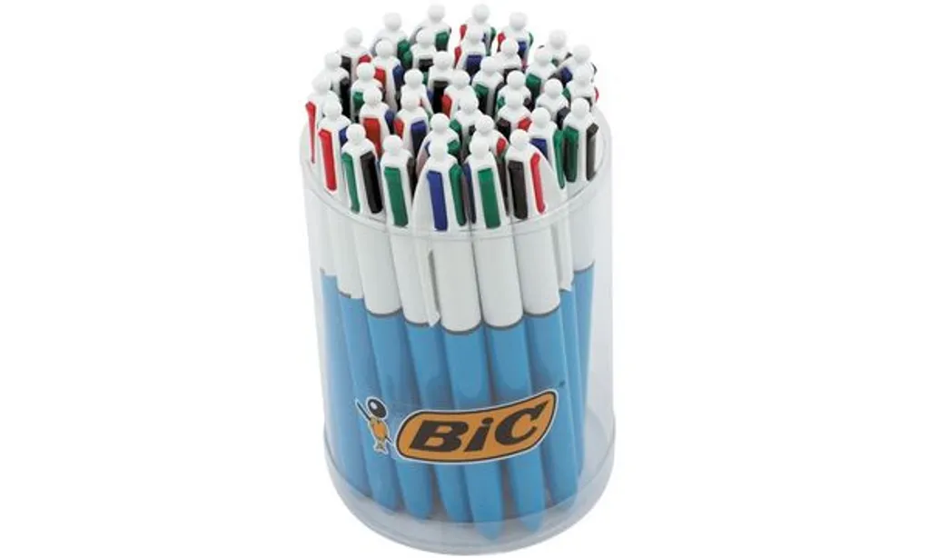 BIC 4 Couleurs Original Stylo Bille Rétractable Présentoir de 36 Pièces NF