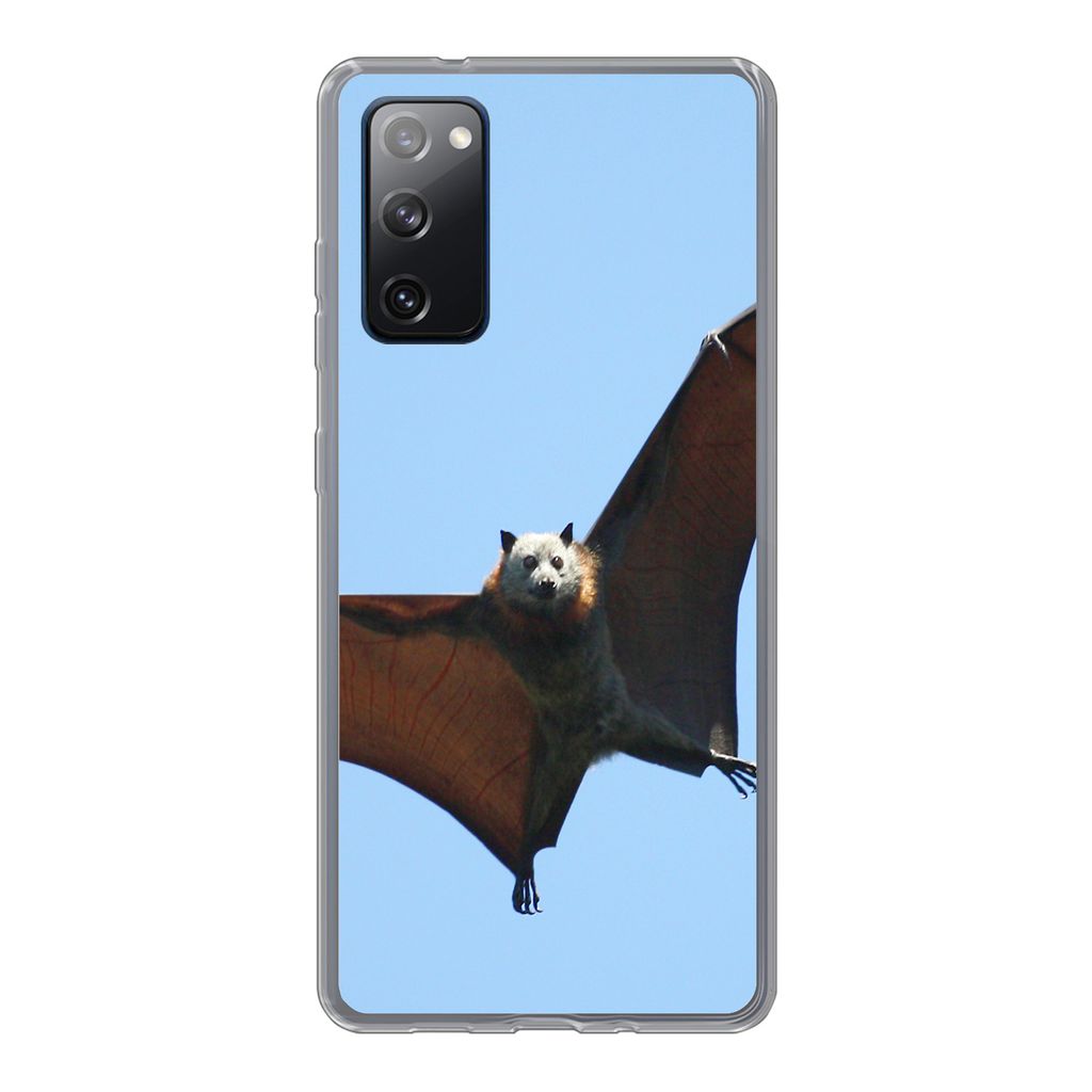 MuchoWow Handyhülle Schutzhülle Hülle für Samsung Galaxy S20 FE Fledermaus - Luft - Flügel Silikon Softcase Handy Hülle - Abdeckung