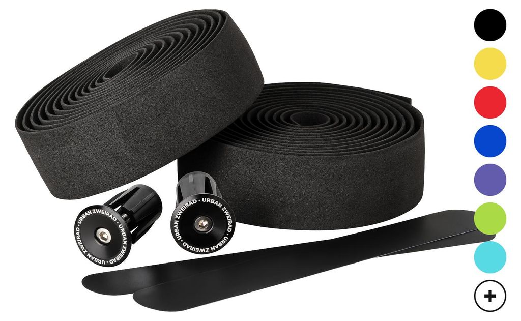 Fahrrad Lenkerband (Standard) mit Aluminium Lenkerstopfen Produktbild 