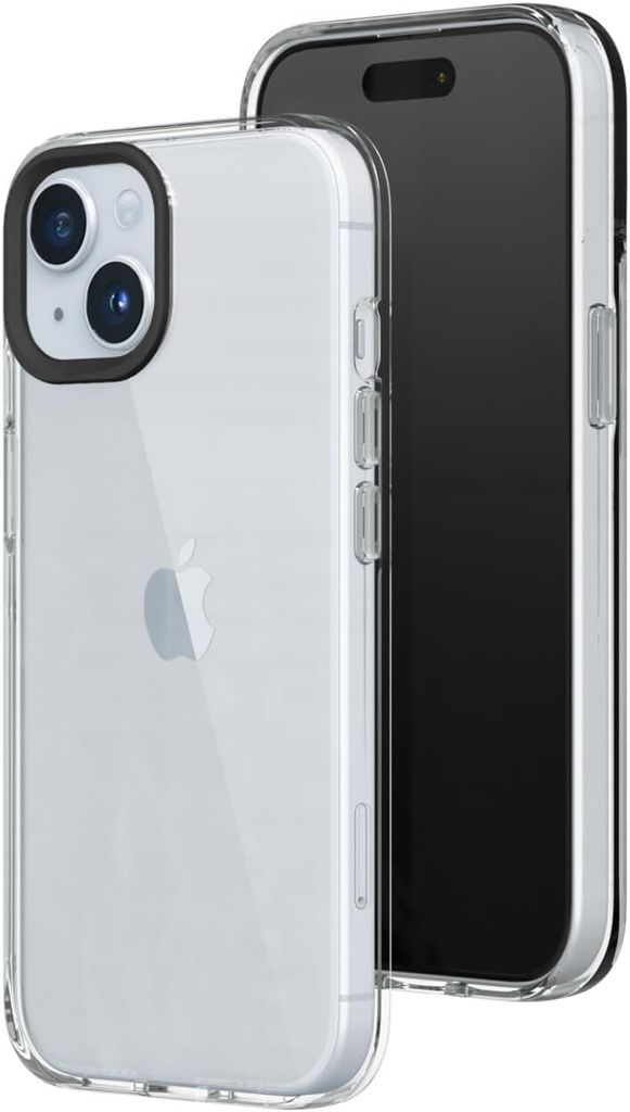 RhinoShield Crystal Clear CaseiPhone 15 Hülle, Vergilbungsresistenz, Hohe Transparenz, Transparent