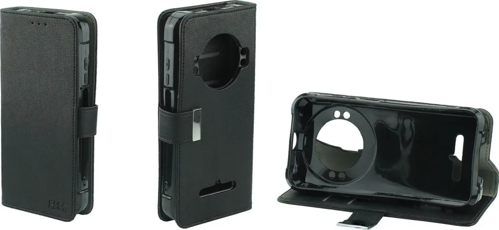 Caseroxx Custodia Ulefone Power Armor 16 Pro 16S - Wallet Case Nero