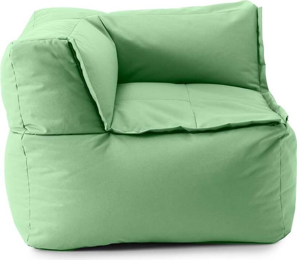 Lumaland Canapé-sac Modular 81x81x70cm vert pastel partie Image du produit 
