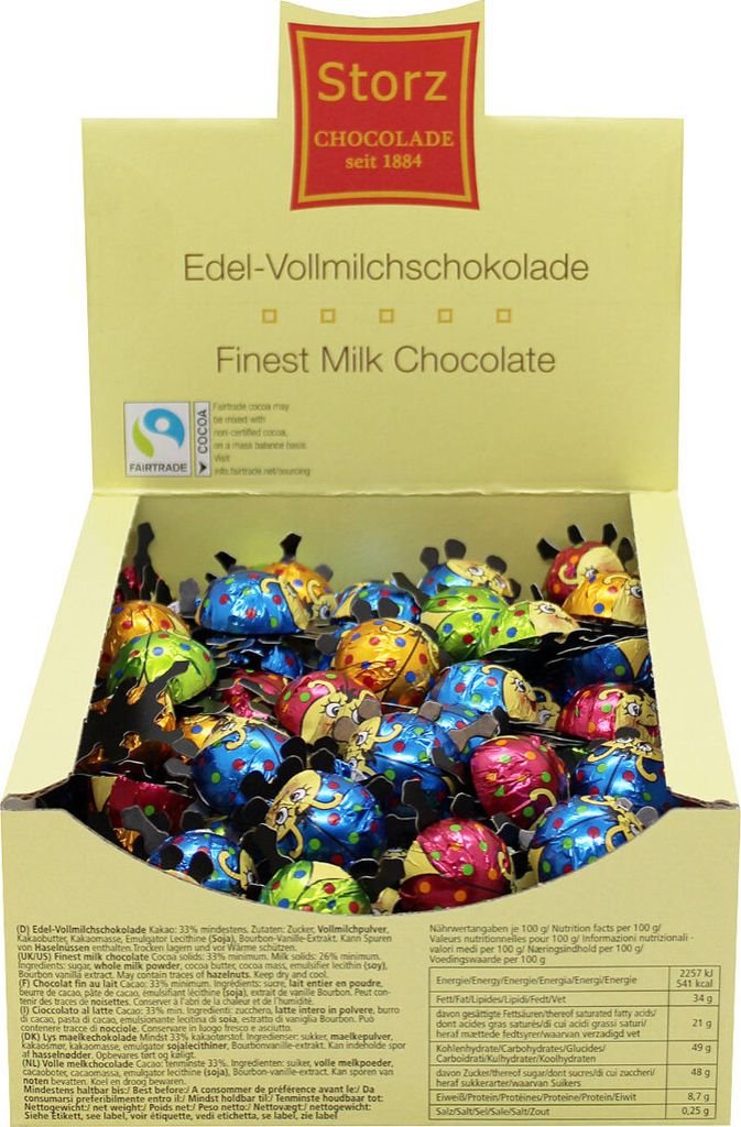 150er SET Girliekäfer, lose 6,25 g / Schokolade / Produktbild 