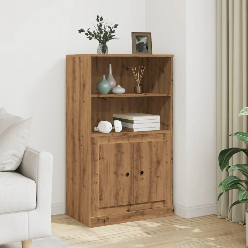 Mobiletto Multiuso vidaXL 60cm Rovere Artisan | Facile Montaggio