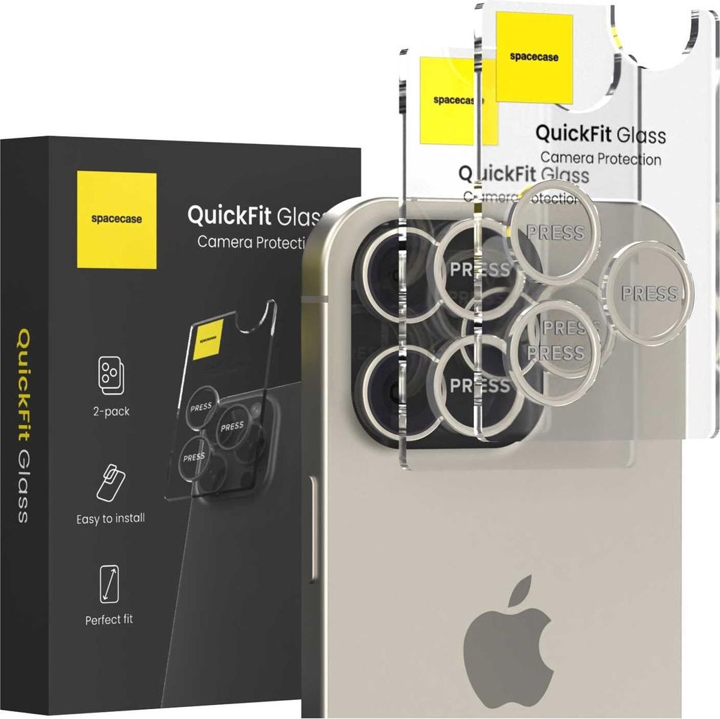 Spacecase QuickFit Kamera iPhone 16 Pro/16 Pro Max natur titan
