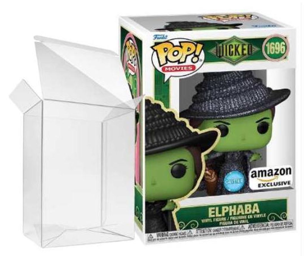 Funko Pop! Movies: Wicked - Elphaba #1696 Glitter AMZ Exclusive