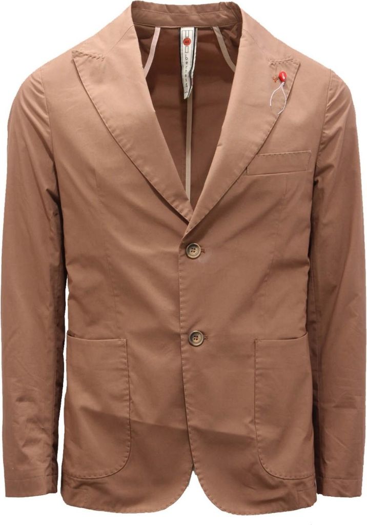 7231AH giacca uomo BERNESE MILANO light brown Baumwolle jacket man