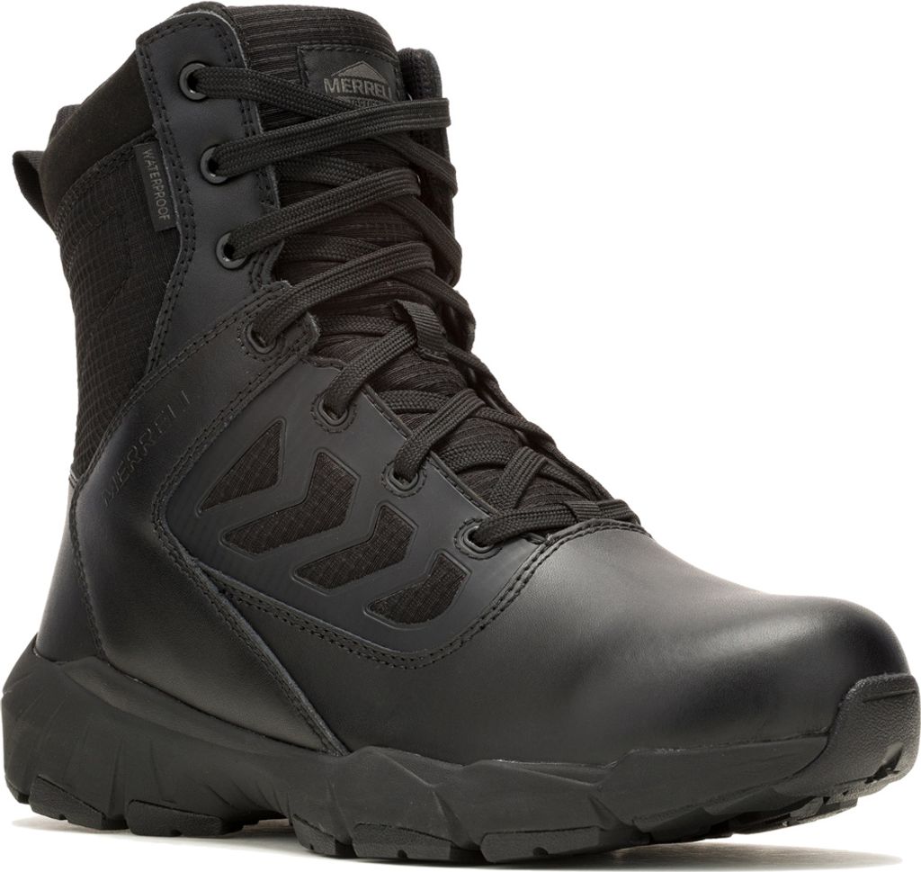Merrell Wanderschuh Fullbench Tactical " 8 Seitenreißverschluss WP-Schwarz