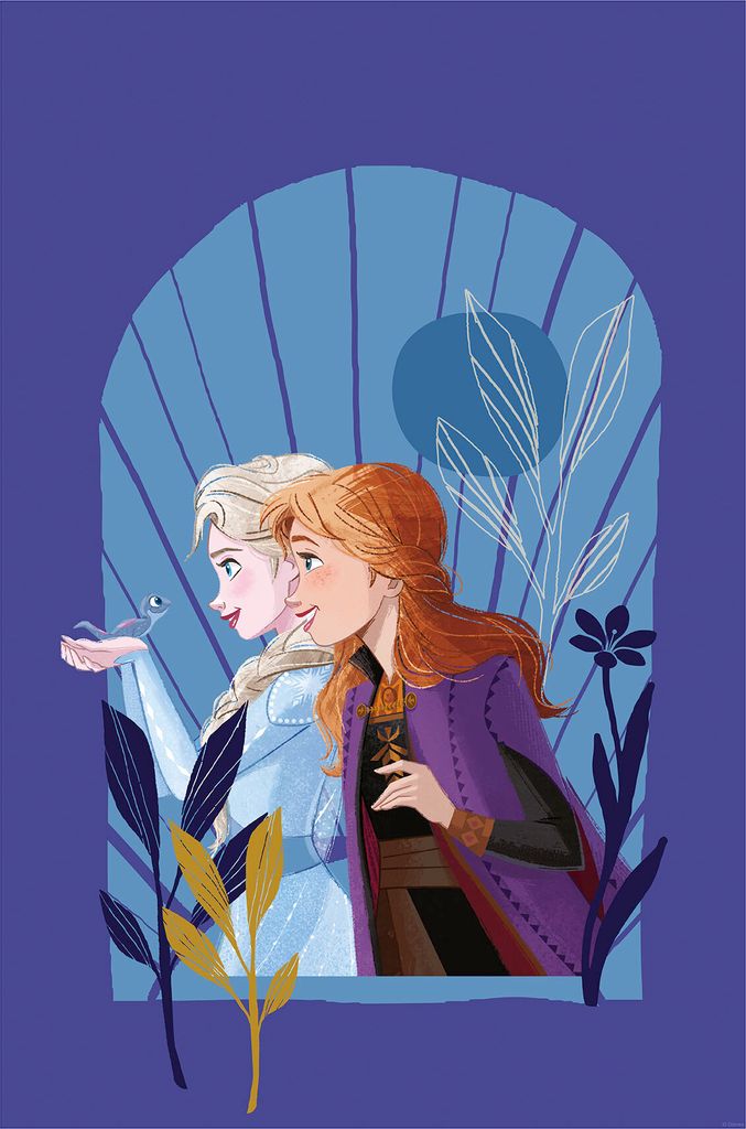 Wandbild - Frozen Mockingbird - Größe 50 x 70 cm