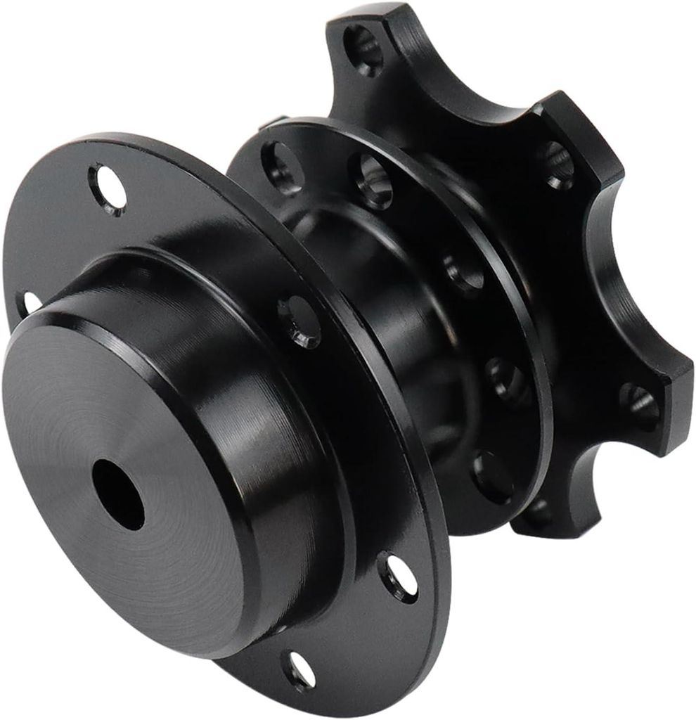 Universeller 6-Loch-Schnellverschluss-Satz für Renn-/Rallye-/Motorsport-Lenkräder – Hupenknopf nicht kompatibel