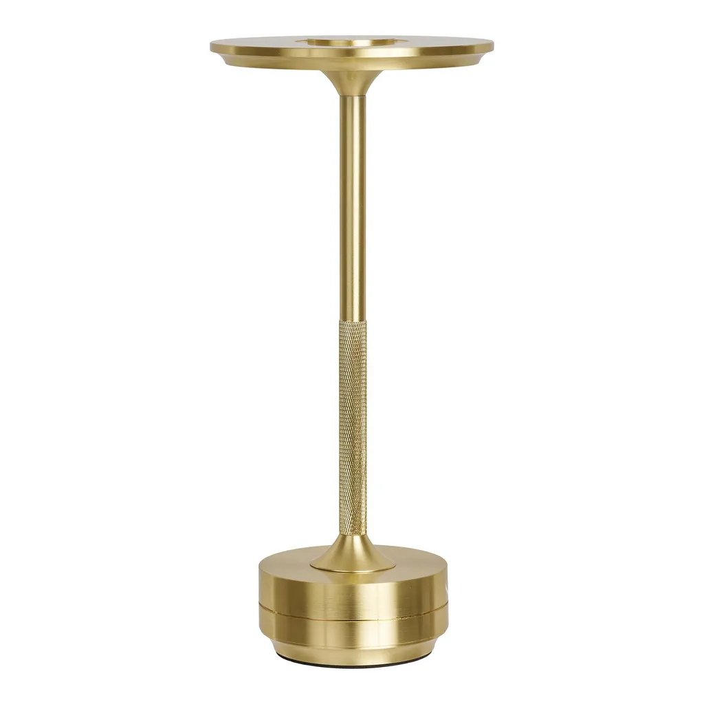 Lampada da Tavolo Lyneham LED Ricaricabile Ottone | Luce Cordless Lusso