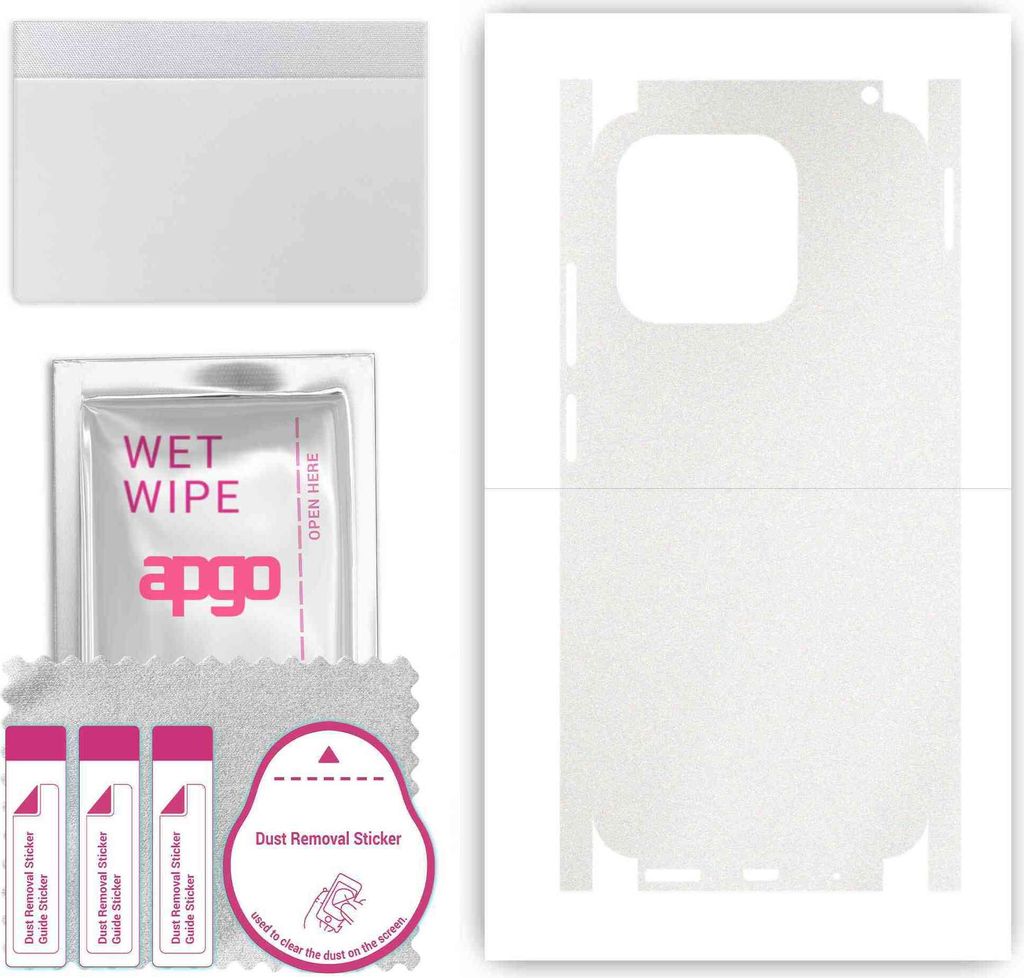 apgo Rückseite + Seiten Schutzfolie, Skin, kompatibel mit Xiaomi Redmi 12C, Hinten Displayschutzfolie aus Vinylfolie, kratzfest, einfache Montage ...