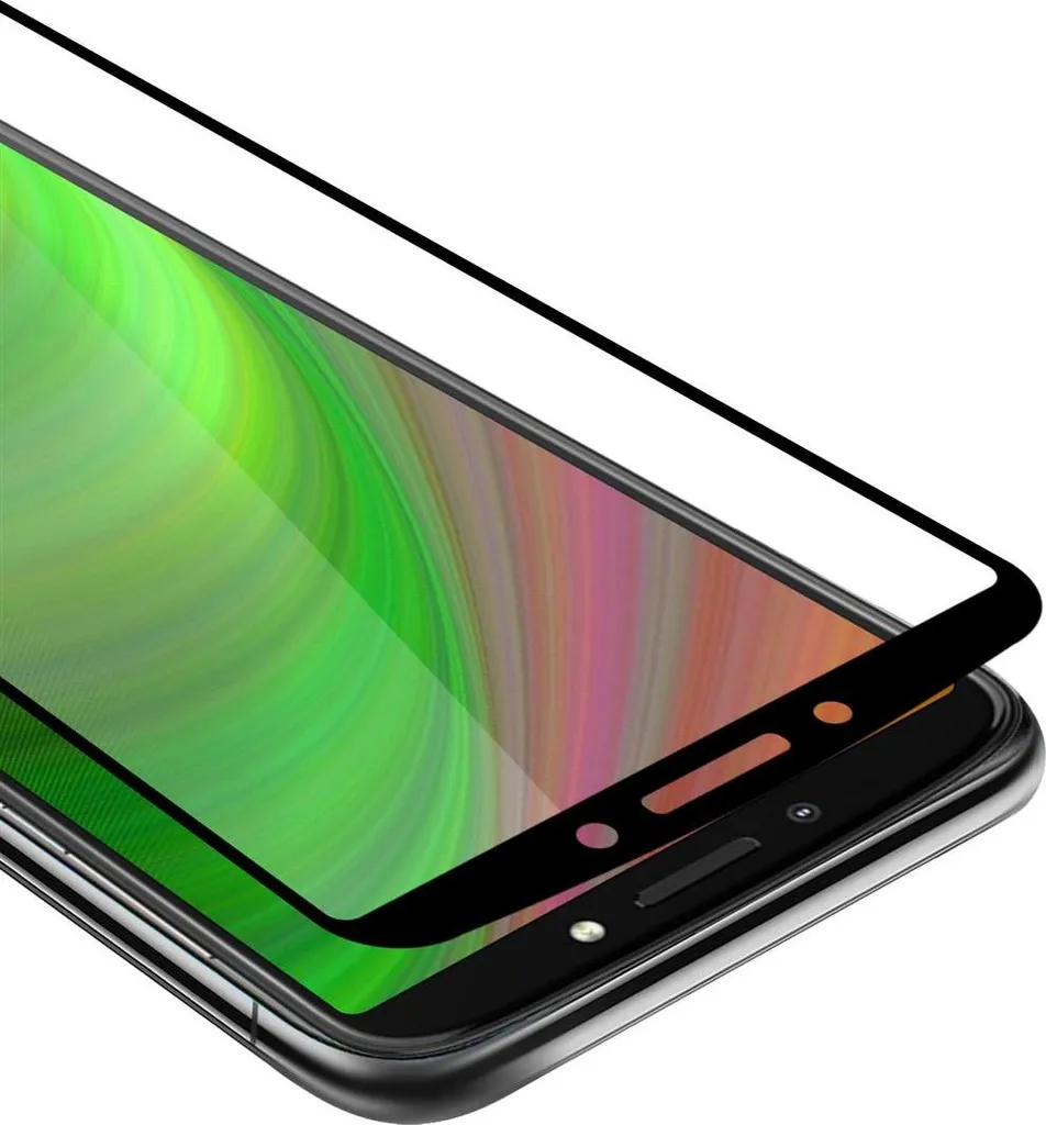 Protezione Display Motorola Moto E5 Plus Cadorabo Vetro Nero HD