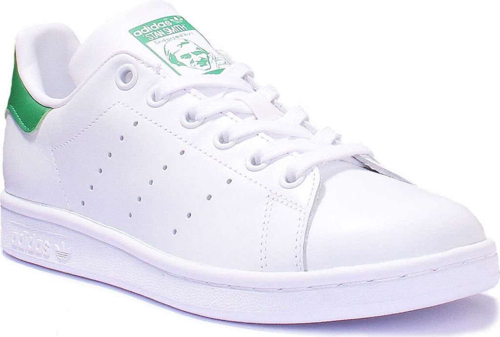 Adidas Stan Smith Frauen Schnürung Lässige Leder Turnschuhe Produktbild 