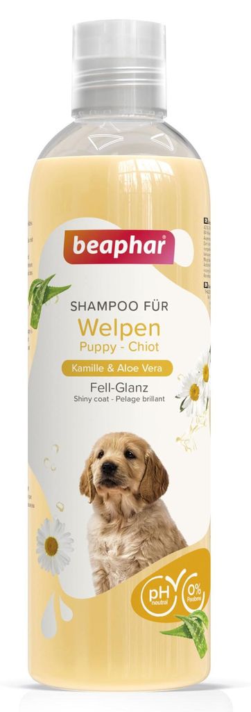 Hundeshampoo Beaphar für Welpen Kamille Aloe Vera Produktbild 