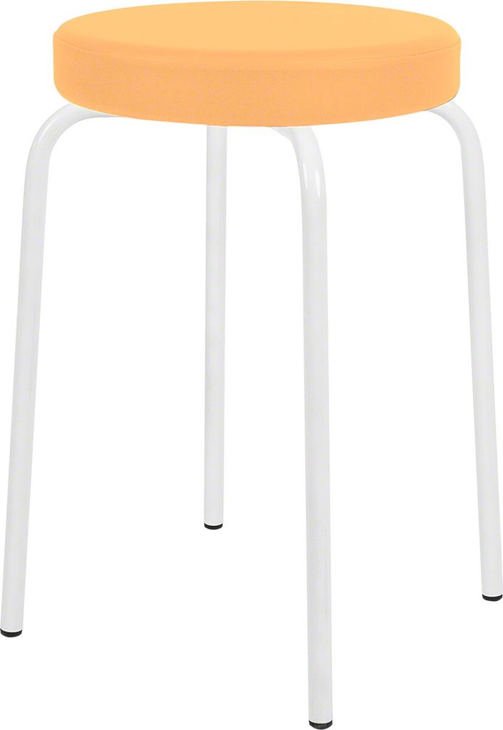 Gymnastikhocker mit Komfort-Polster, Hocker, Stapelhocker, Stapelbar ø 38 cm