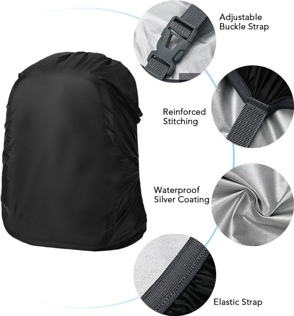 Rucksack Abdeckung Frauen Männer Wasserdichte Tasche Regenschutz für Fahrrad Camping Wandern Bergsteigen Laufen Fischen