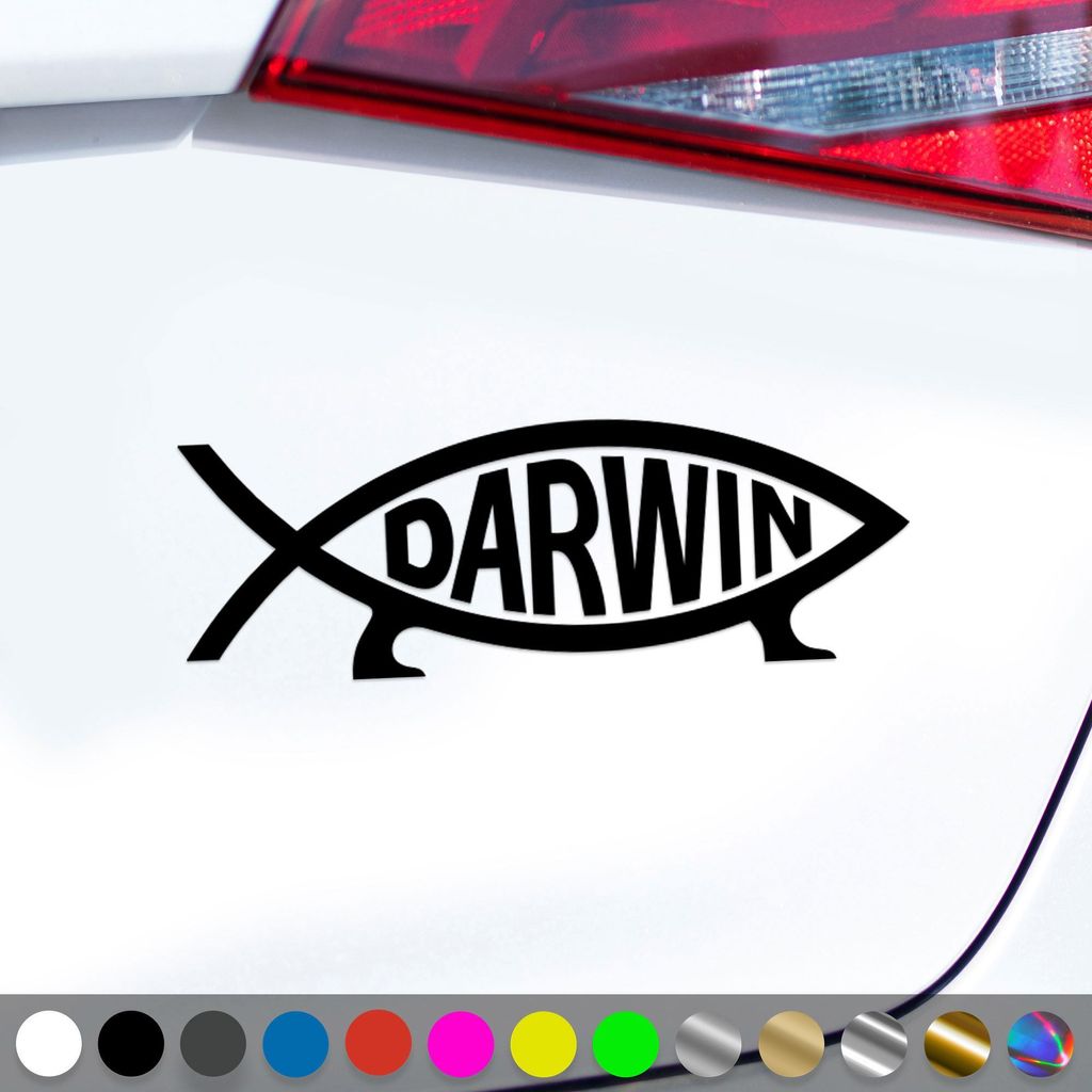 PantherPixel Darwin Fisch Aufkleber Evolution Ichthys Produktbild 