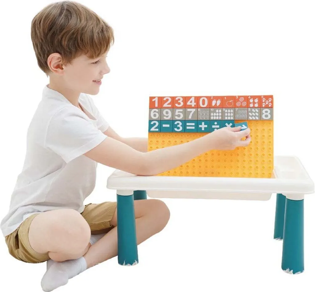 Table de Jeu Multifonctionnelle Giros Golden avec 38 Accessoires Inclus
