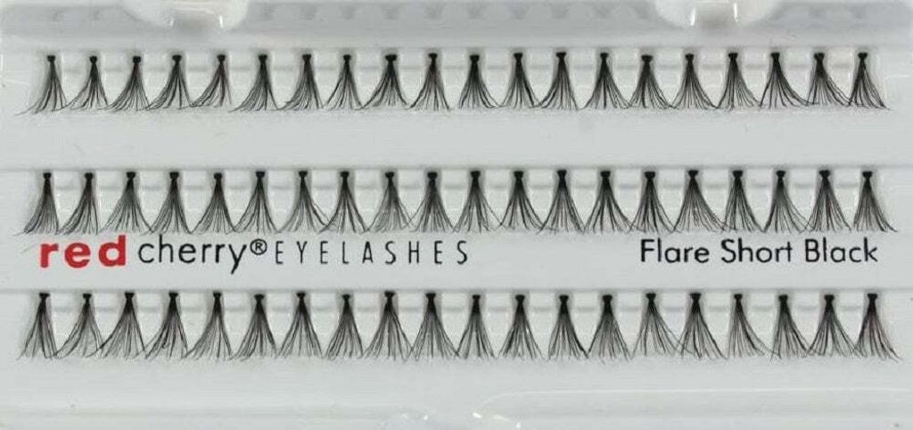 Red Cherry Eyelashes # FLARE SHORT Wimpern