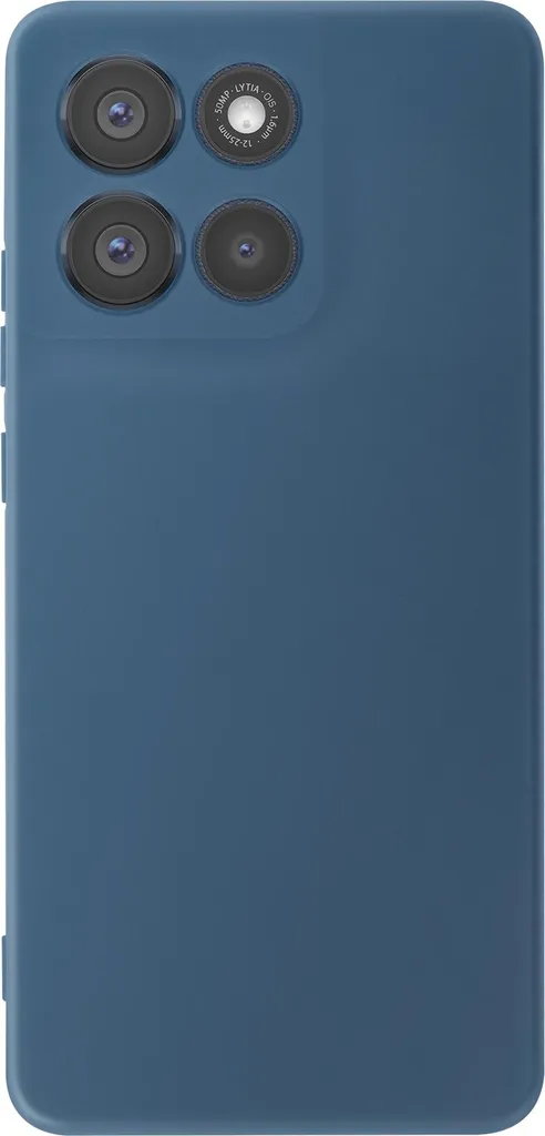 Avizar, custodia in silicone Moto G86 / G86 Power con protezione fotocamera rinforzata, blu