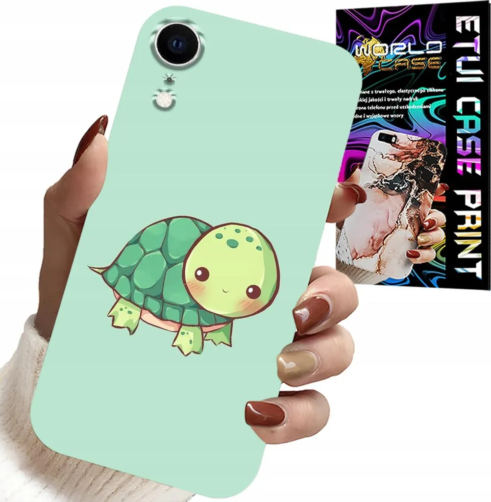 Custodia iPhone XR Mare: Tartarughe Marine per Bambini + Vetro