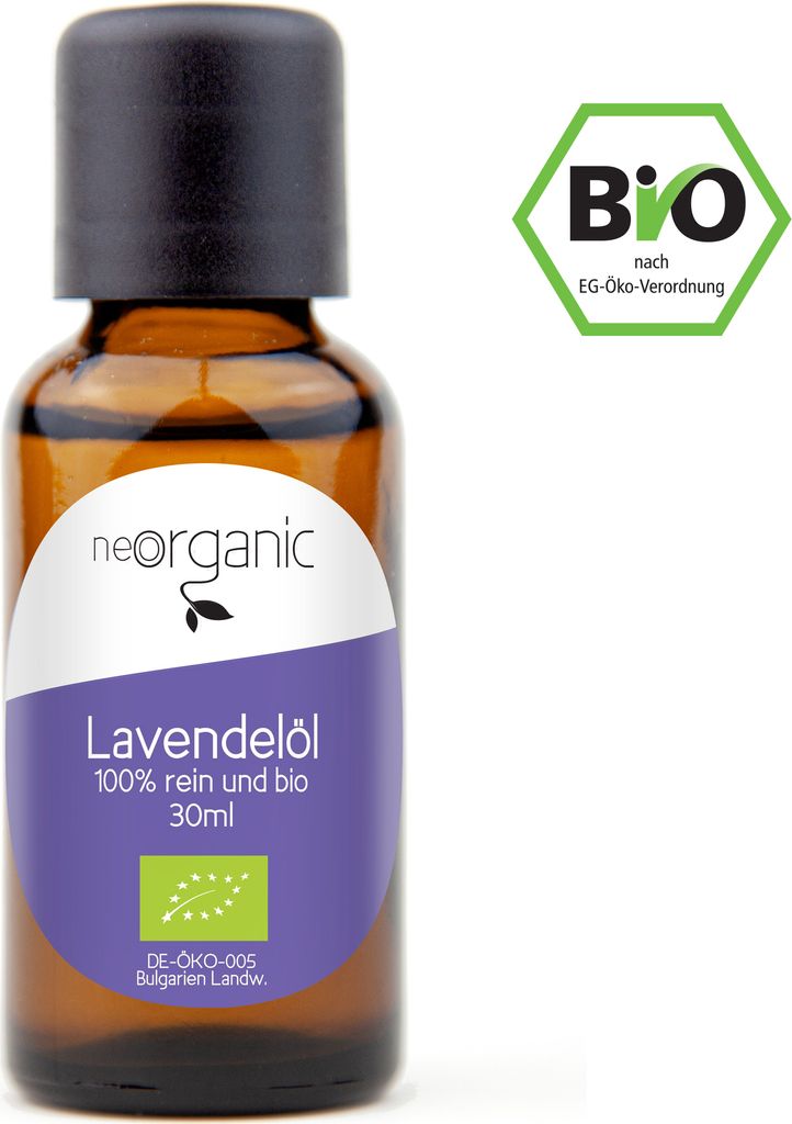NeoOrganic BIO Lavendelöl - 100% naturreines ätherisches Öl – 30ml