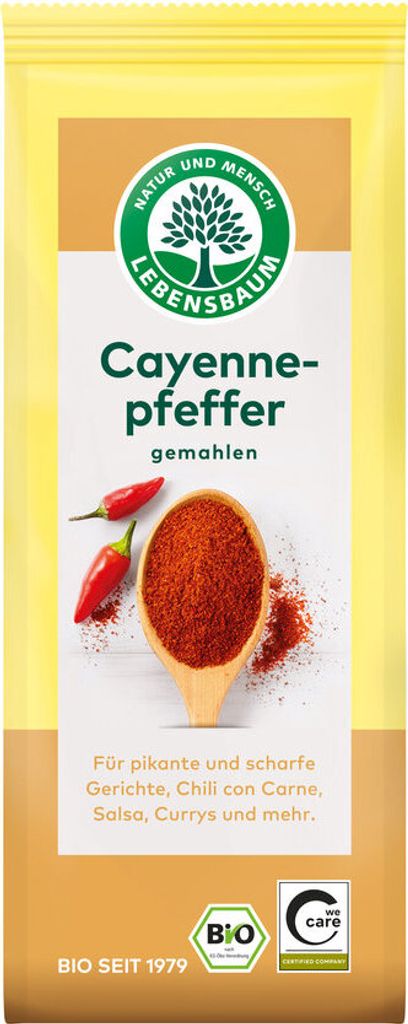 CHILI (PIEPRZ CAYENNE) 50 g - LEBENSBAUM